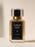 Aurum Noir – Dark Leather & Smoky Amber Perfume